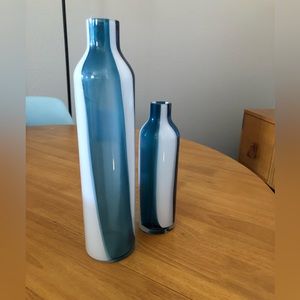 Decorative Glass Vase (Set of Two)